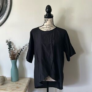 Kate Spade Saturday Silk Blend Nursing Friendly Split Front Top Women's size S